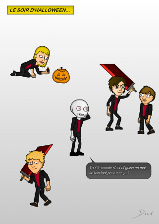 Tout le monde s'est déguisé en la Mort  Junior